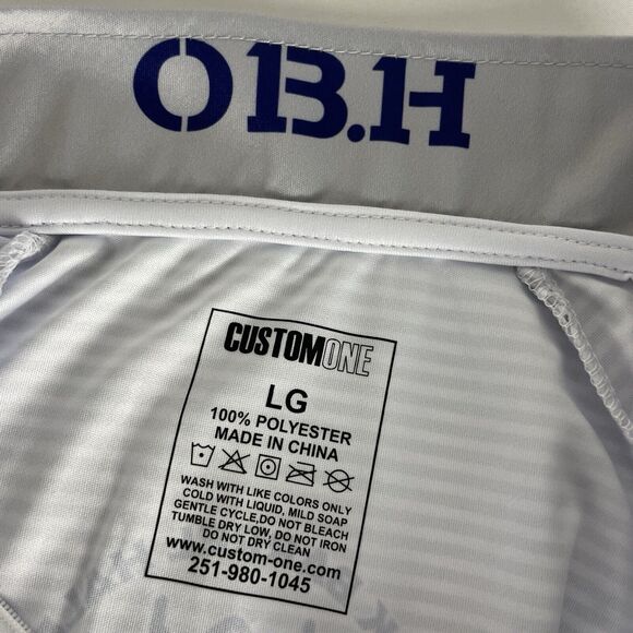 Oak Barrel Half Marathon 2021 1/2 Zip Lightweight Pullover White Light Gray Lg - Picture 5 of 5